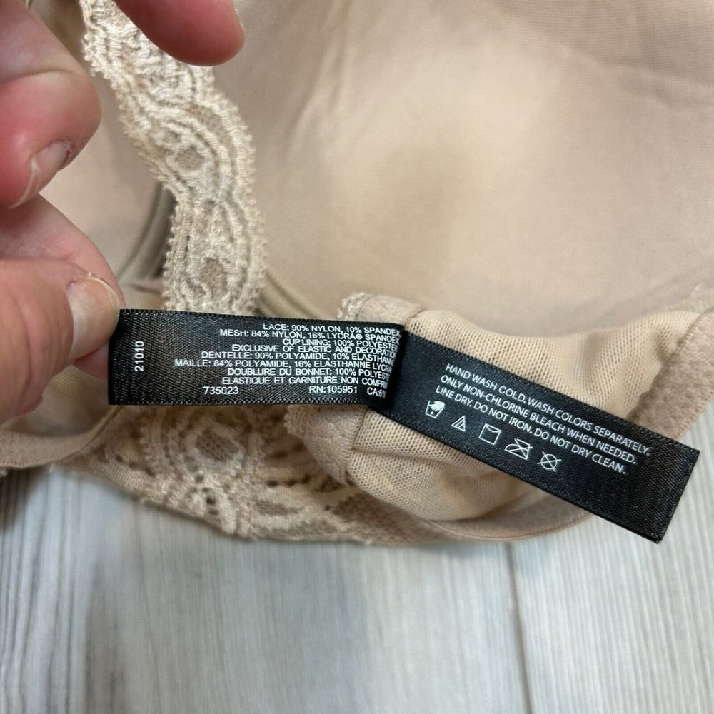Natori Tan Lace Racerback Bra - Picture 7 of 7